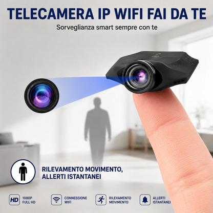 Telecamera sorveglianza HD WiFi per interno ed esterno — AYCS Tech