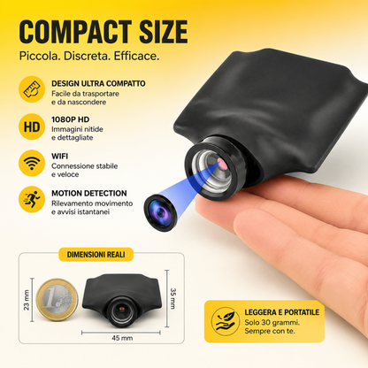 Telecamera sorveglianza HD WiFi per interno ed esterno — AYCS Tech