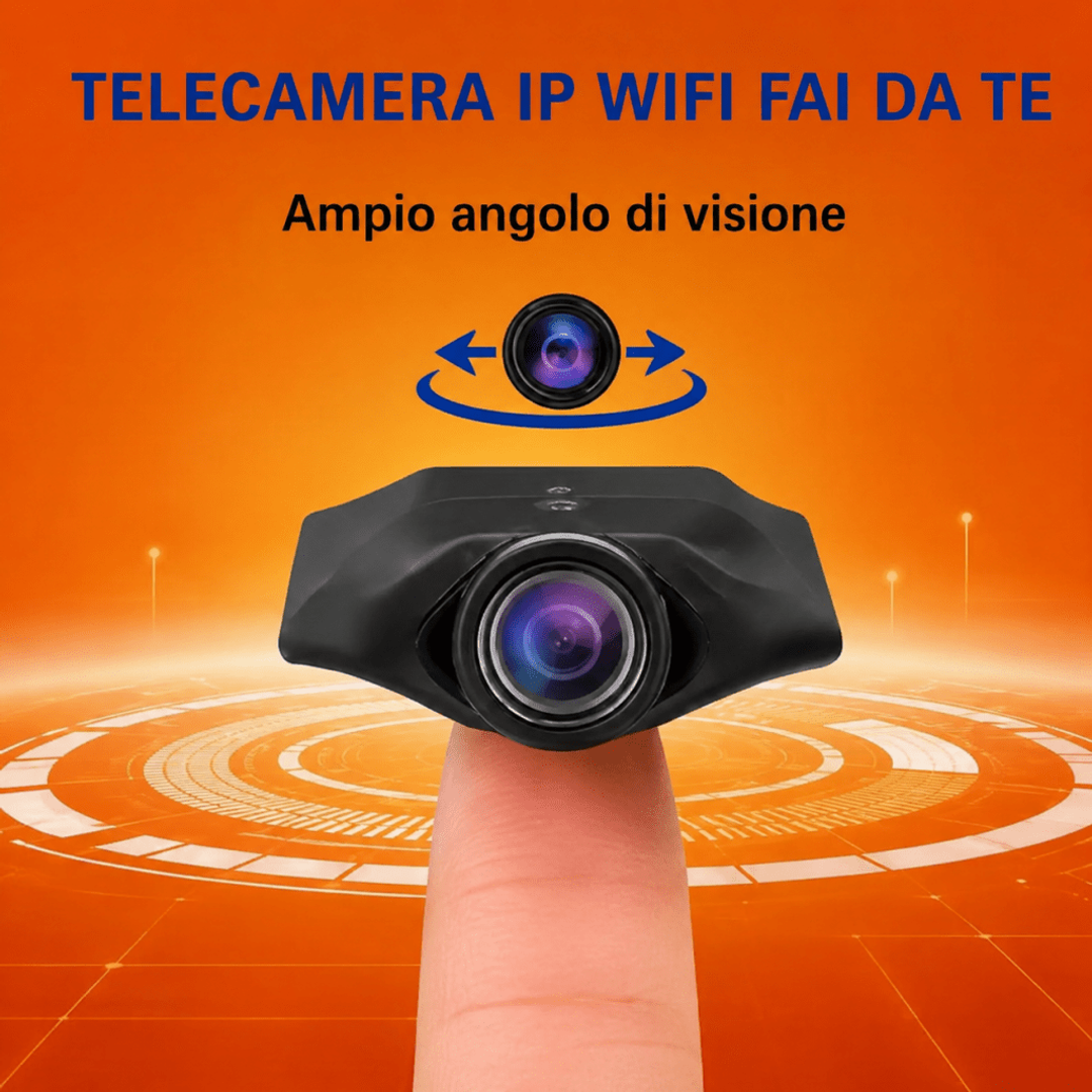 Telecamera sorveglianza HD WiFi per interno ed esterno — AYCS Tech