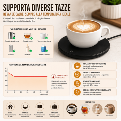 Scaldatazza USB Termostatico - Sottobicchiere Elettrico 3 Temperature per Caffè Tè Latte - Casa Ufficio Studio AYCS Tech Accessori Casa 1ydxv1-fg scaldatazza-usb-termostatico-sottobicchiere-elettrico-3-temperature-per-caffe-te-latte-casa-ufficio-studio caffè, casa, scaldatazza, termostatico, ufficio, USB