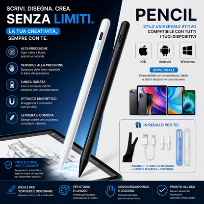Stilo universale attivo magnetico per iPad iPhone Android — AYCS Tech