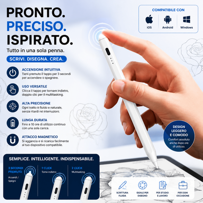 Stilo universale attivo magnetico per iPad iPhone Android — AYCS Tech