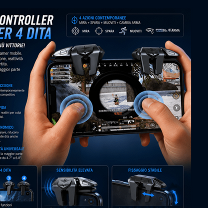 Controller gaming mobile con trigger e joystick di precisione — AYCS Tech